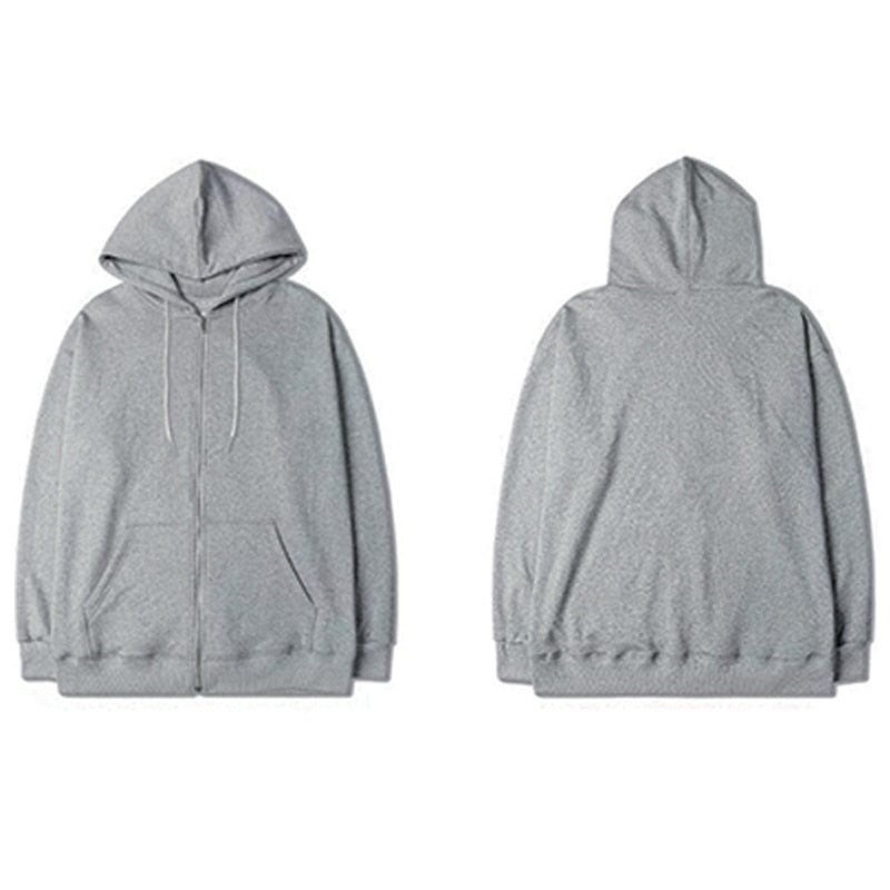 Bluza oversize na suwak