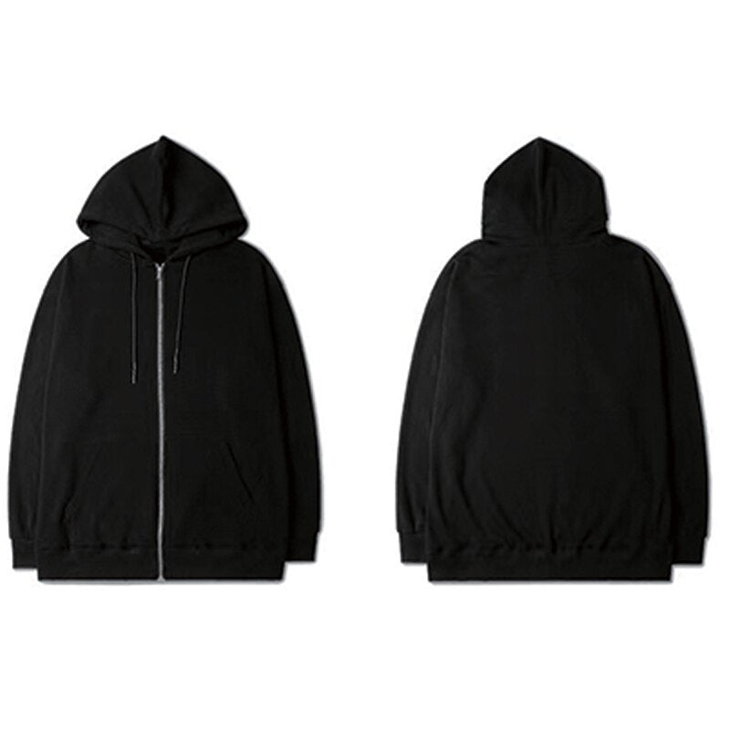Bluza oversize na suwak