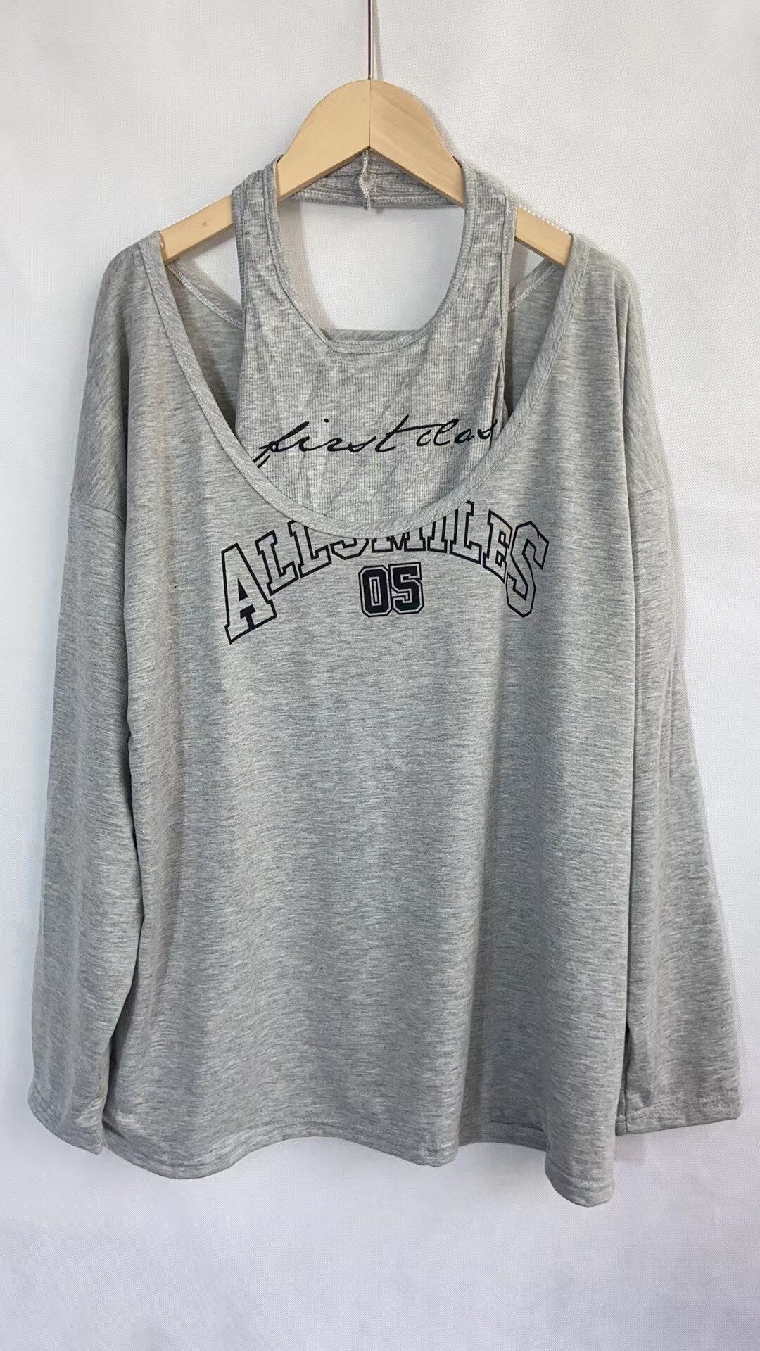 Bluza oversize z napisem