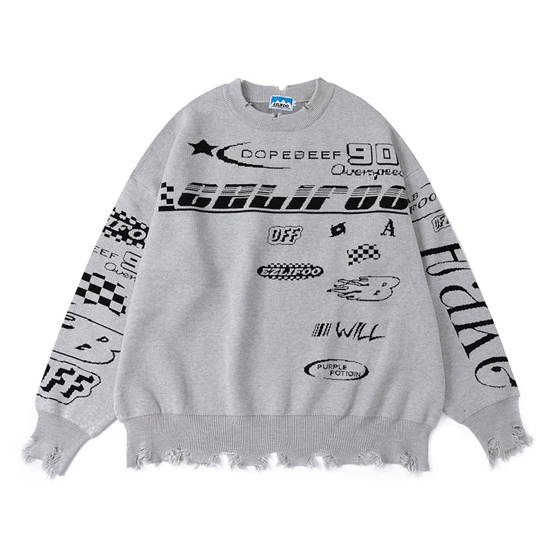 Sweter ze wzorem