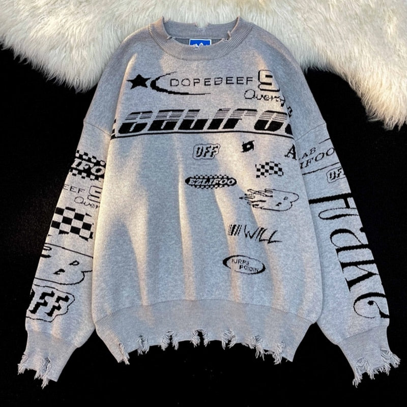 Sweter ze wzorem