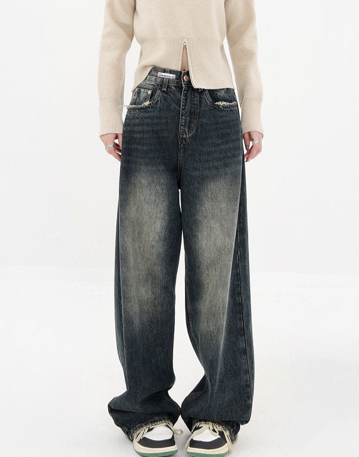 Jeansy z wysokim stanem