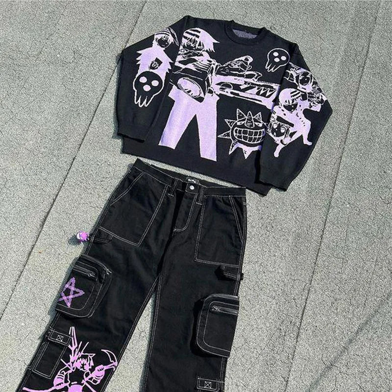 Sweter ze wzorami