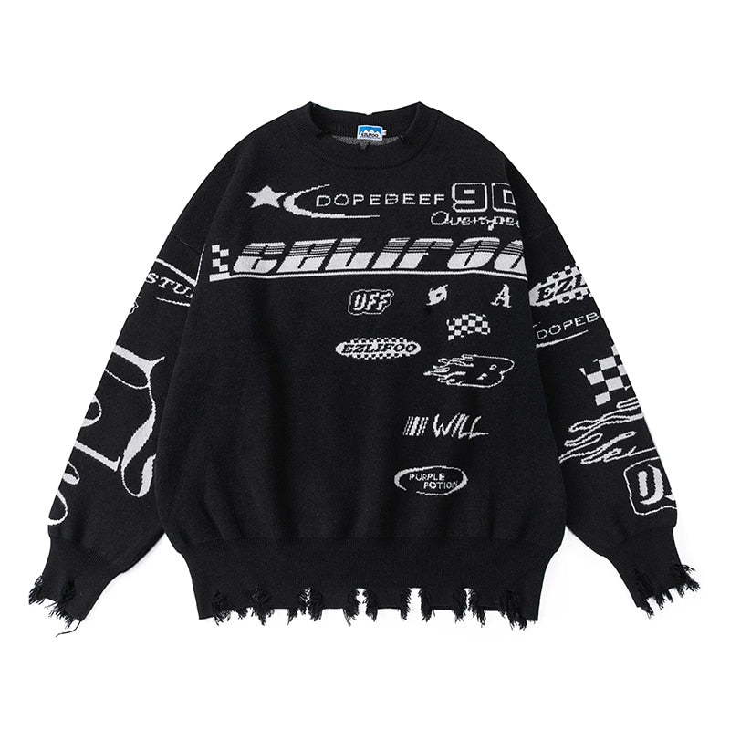 Sweter ze wzorem