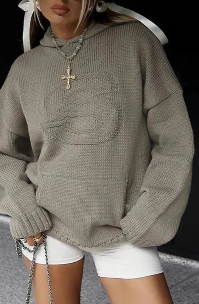 Sweter z nadrukiem