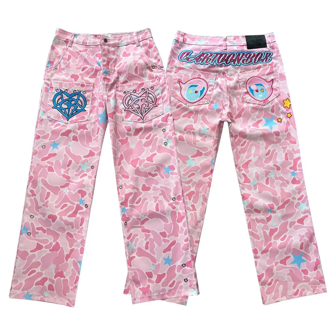 Jeansy w stylu baggy