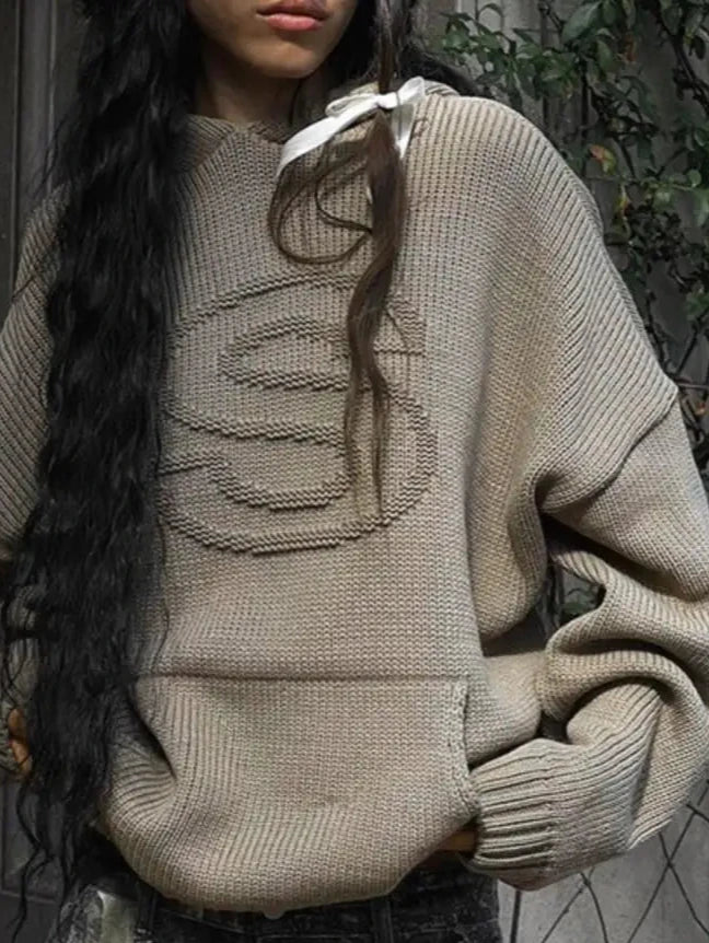 Sweter z nadrukiem