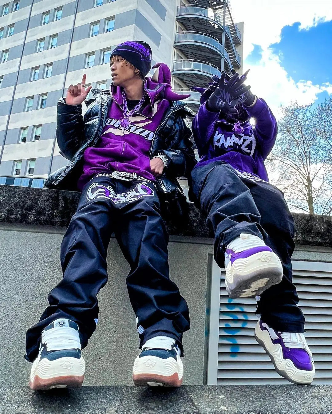 Jeansy w stylu Y2K