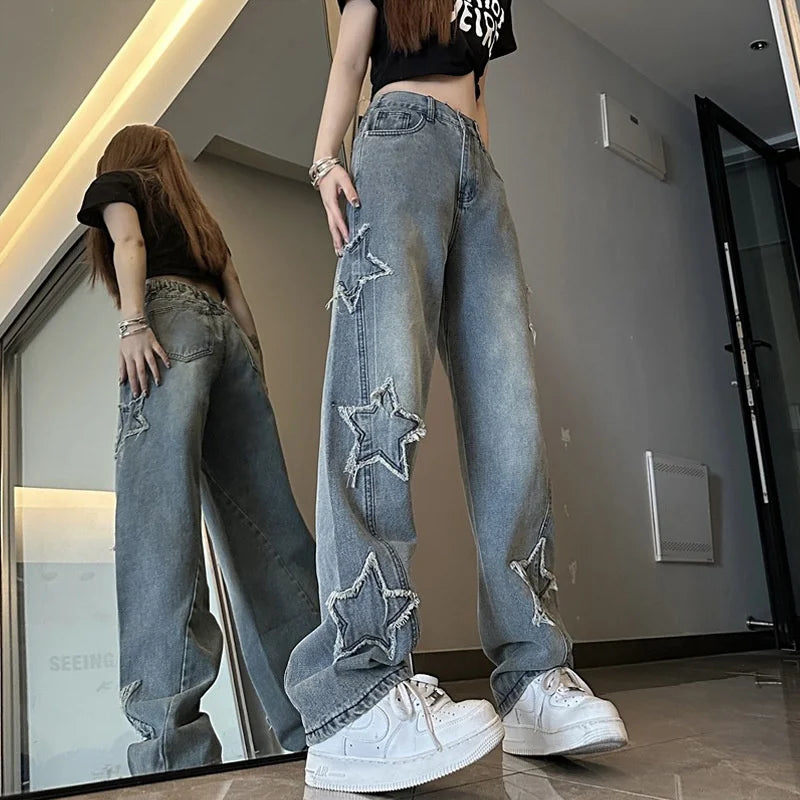 Jeansy z naszywkami
