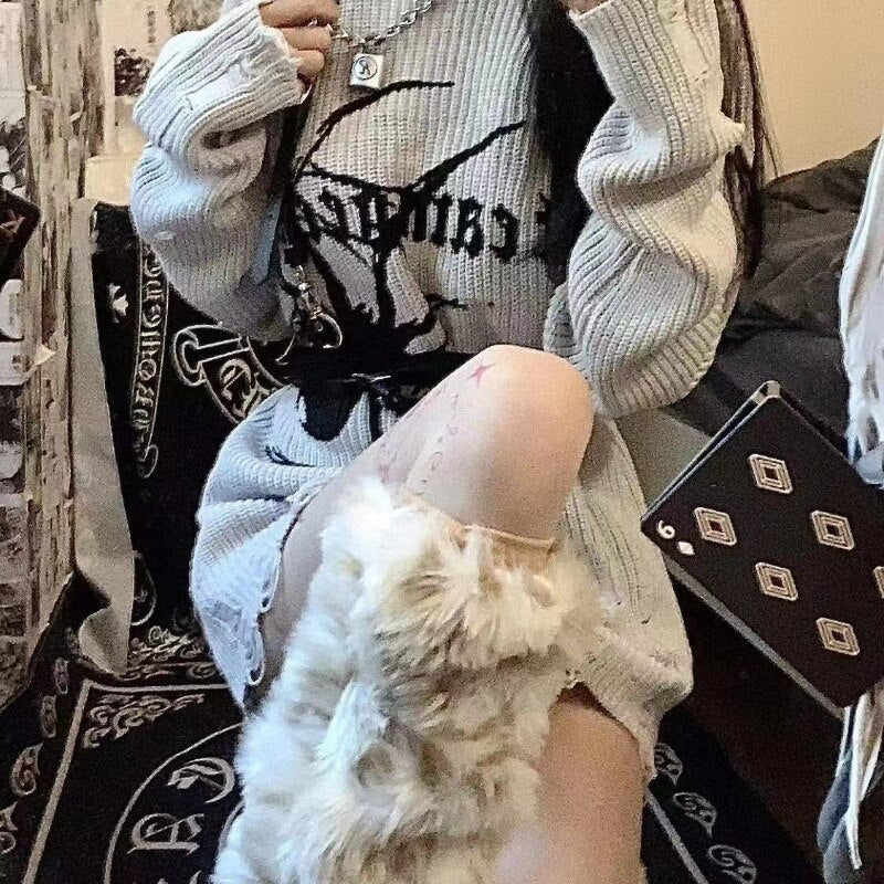 Sweter ze wzorem