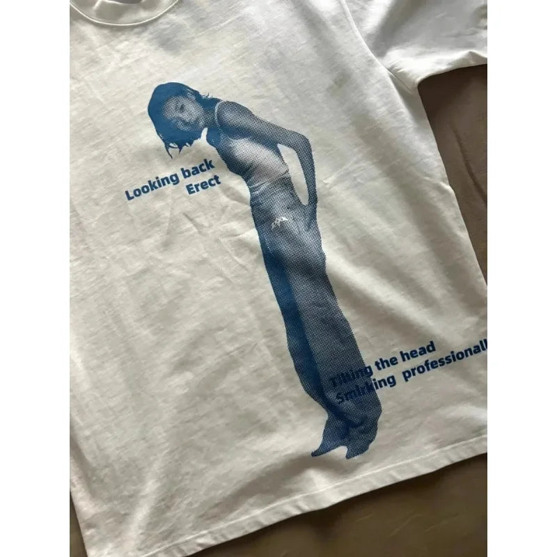 T-shirt z nadrukiem vintage