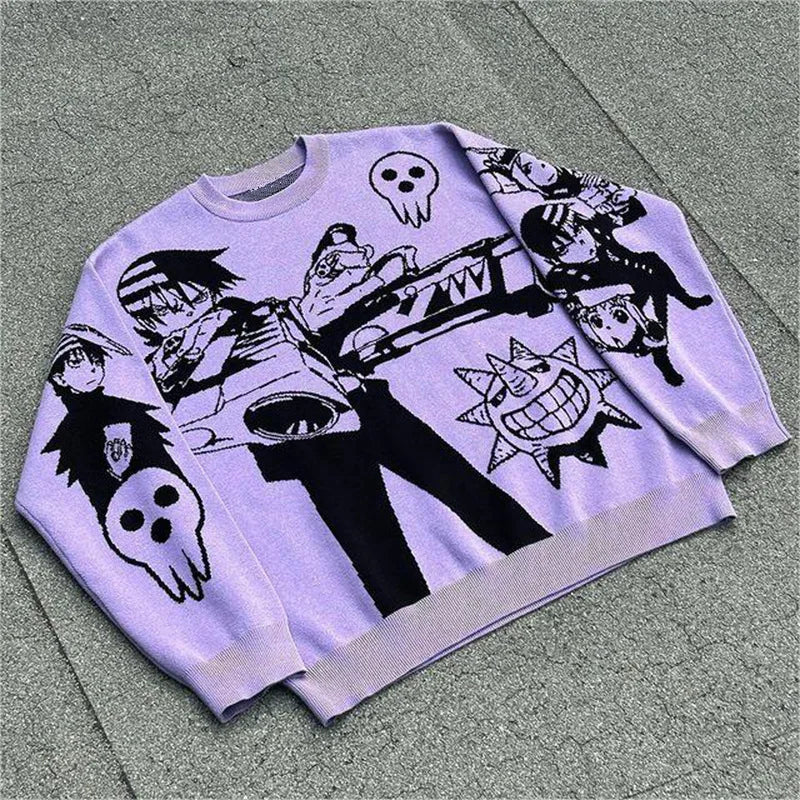 Sweter ze wzorami