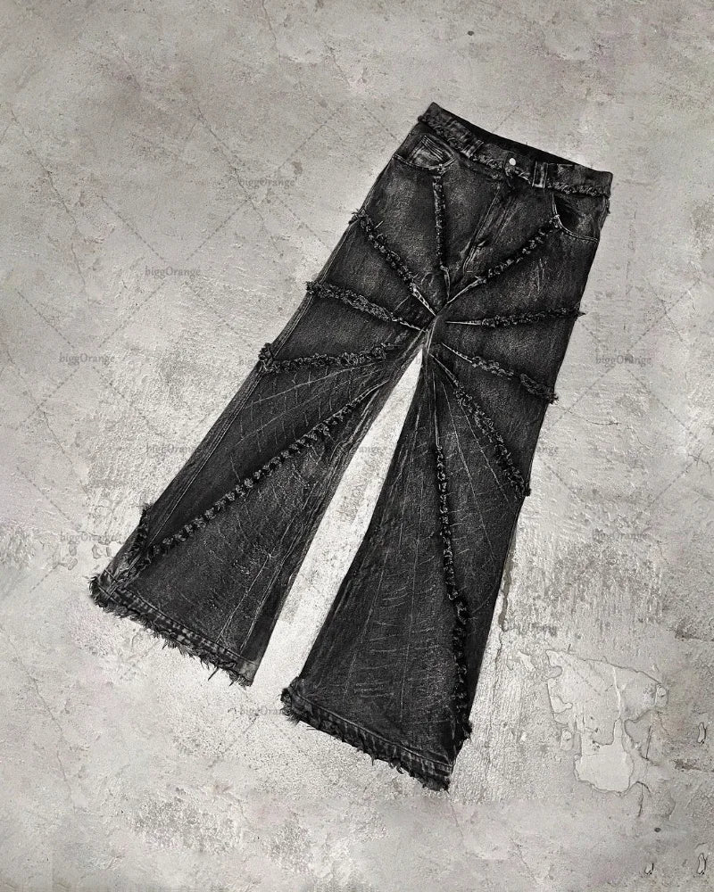 Jeansy z nadrukiem UNISEX