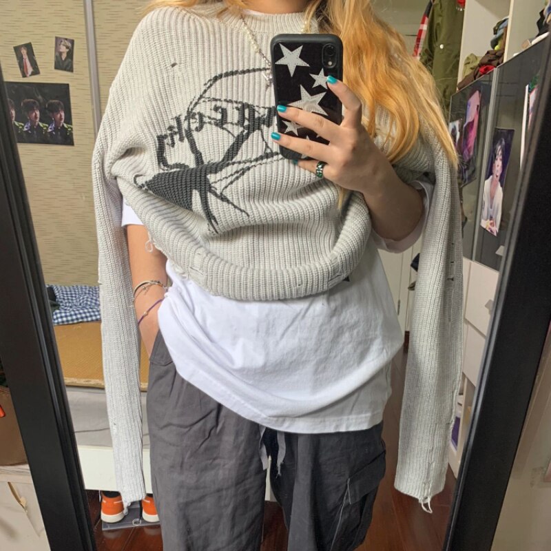 Sweter ze wzorem