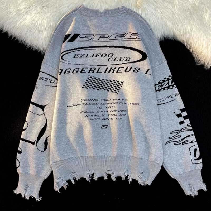 Sweter ze wzorem