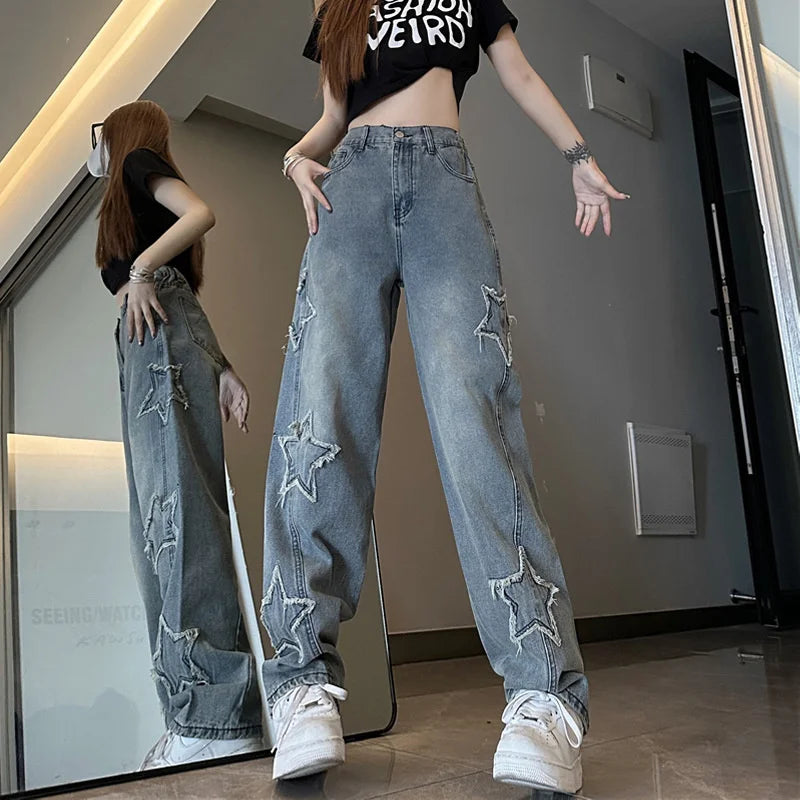 Jeansy z naszywkami