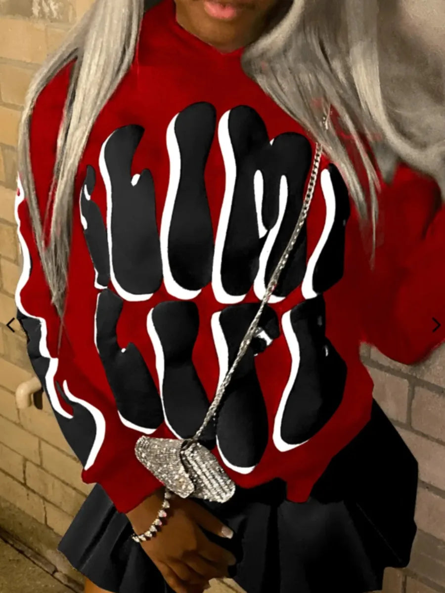 Bluza z nadrukiem 3D