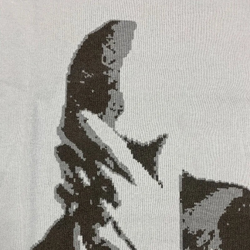 Sweter ze wzorem vintage